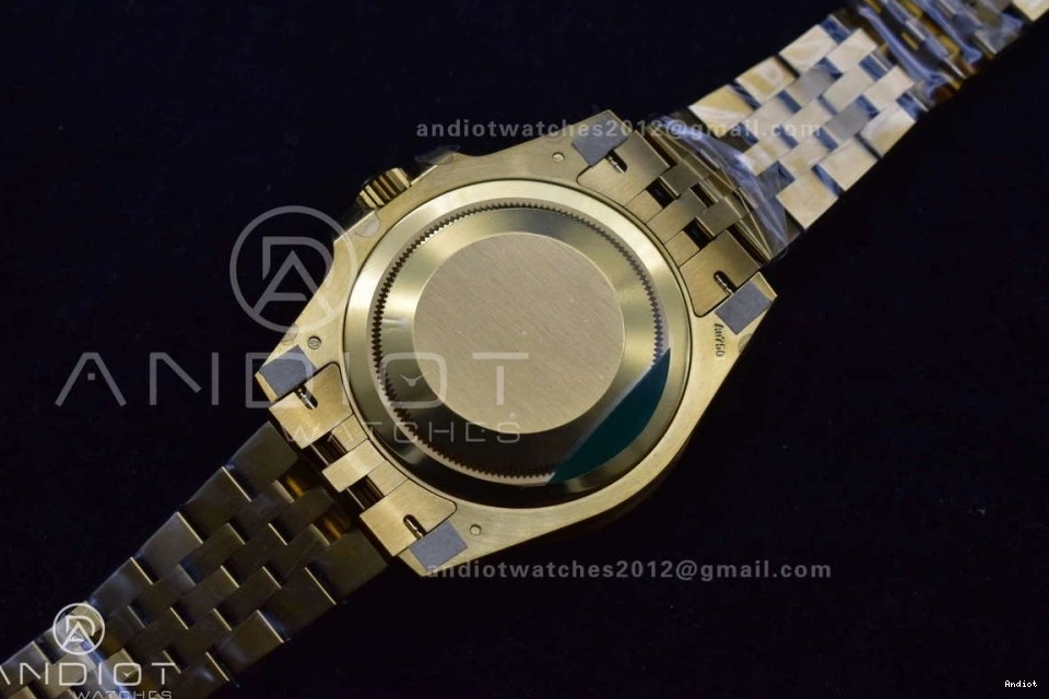 Factory Best 1:1 Black VR3285 Gold GRNR Dial Edition Gain Master II YG Bracelet CHS Weight on Jubilee 126718 GMT 0125
